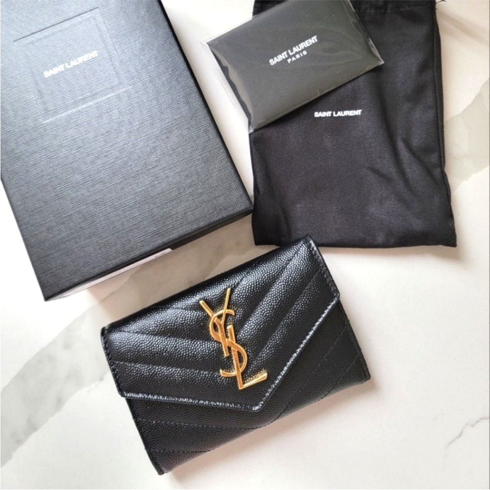 Saint Laurent small envelope wallet